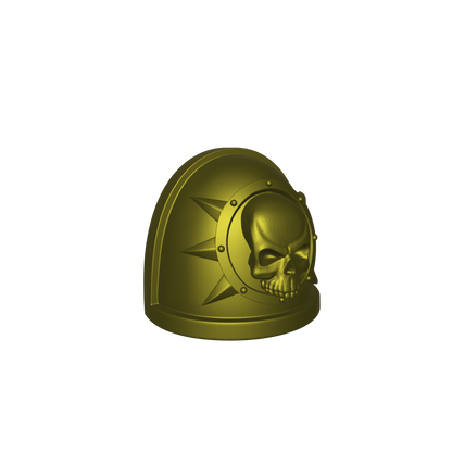 Plague Legion MKIV Shoulder Pad Pre 01 for JoyToy Loyal Marine Action Figures Custom 1:18th Scale Pauldron