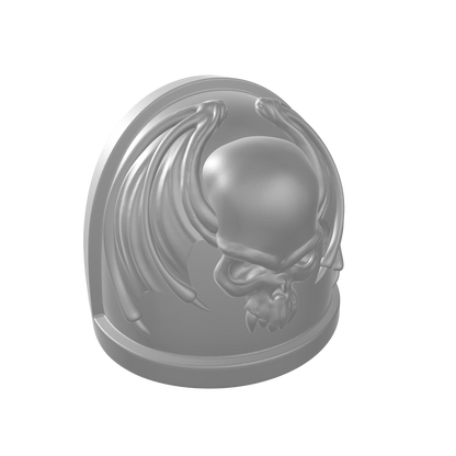 Night Lords Space Marine MKIV Shoulder Pad for JoyToy Traitor Legion Action Figures