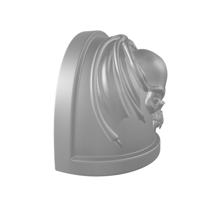 Night Lords Space Marine MKIV Shoulder Pad for JoyToy Traitor Legion Action Figures