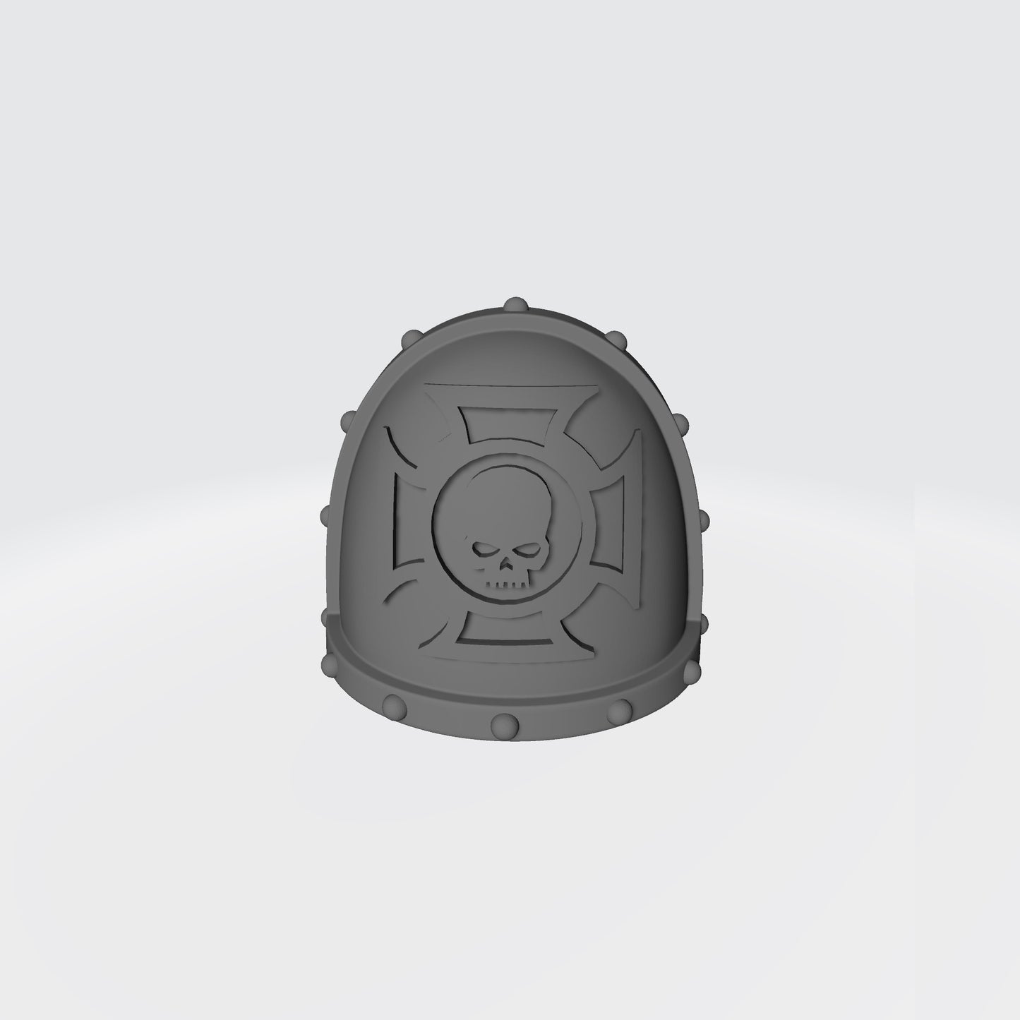 Crux Terminatus Studded MK VII Shoulder Pad for JoyToy Space Marine Action Figures