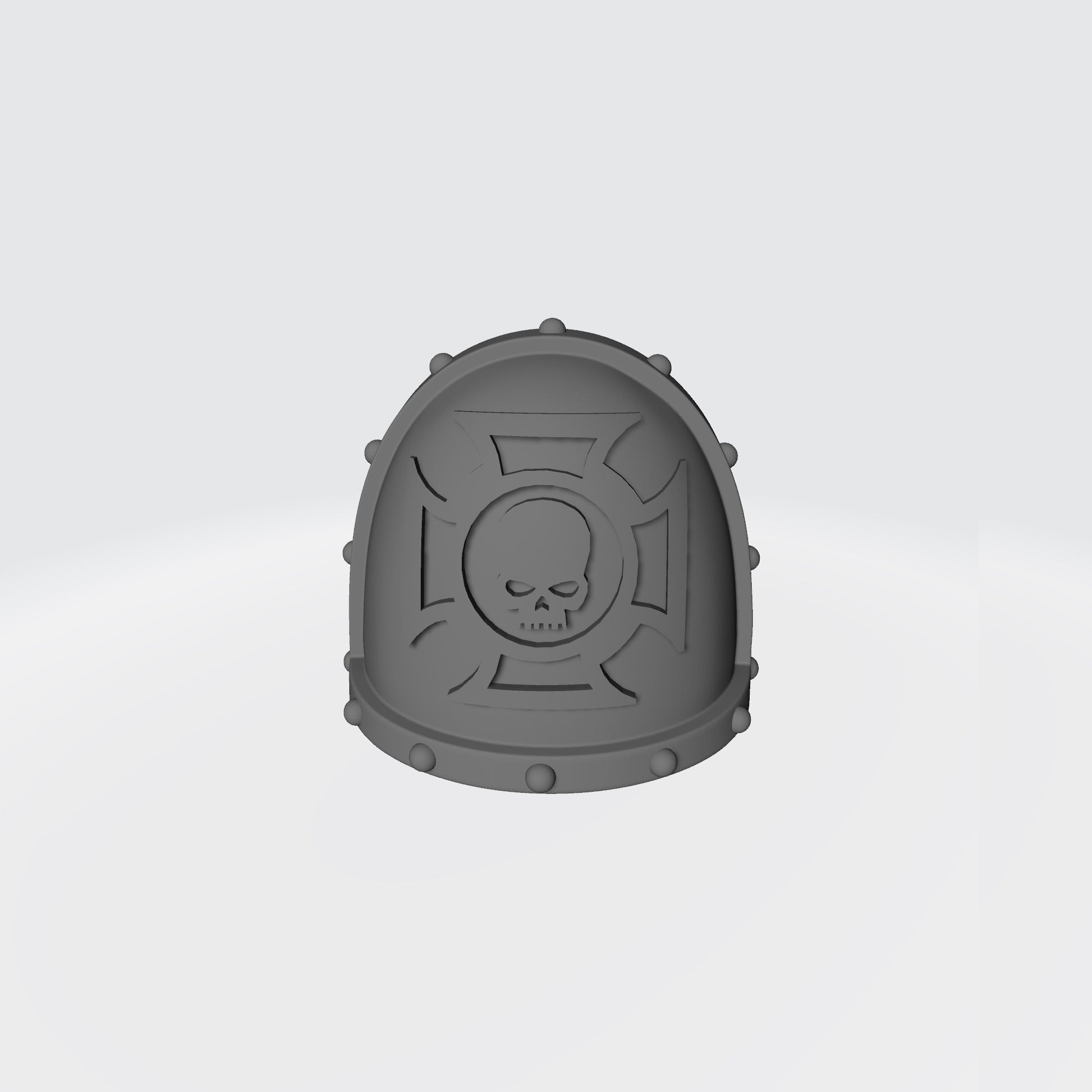 Crux Terminatus Studded MK VII Shoulder Pad for JoyToy Space Marine Action Figures