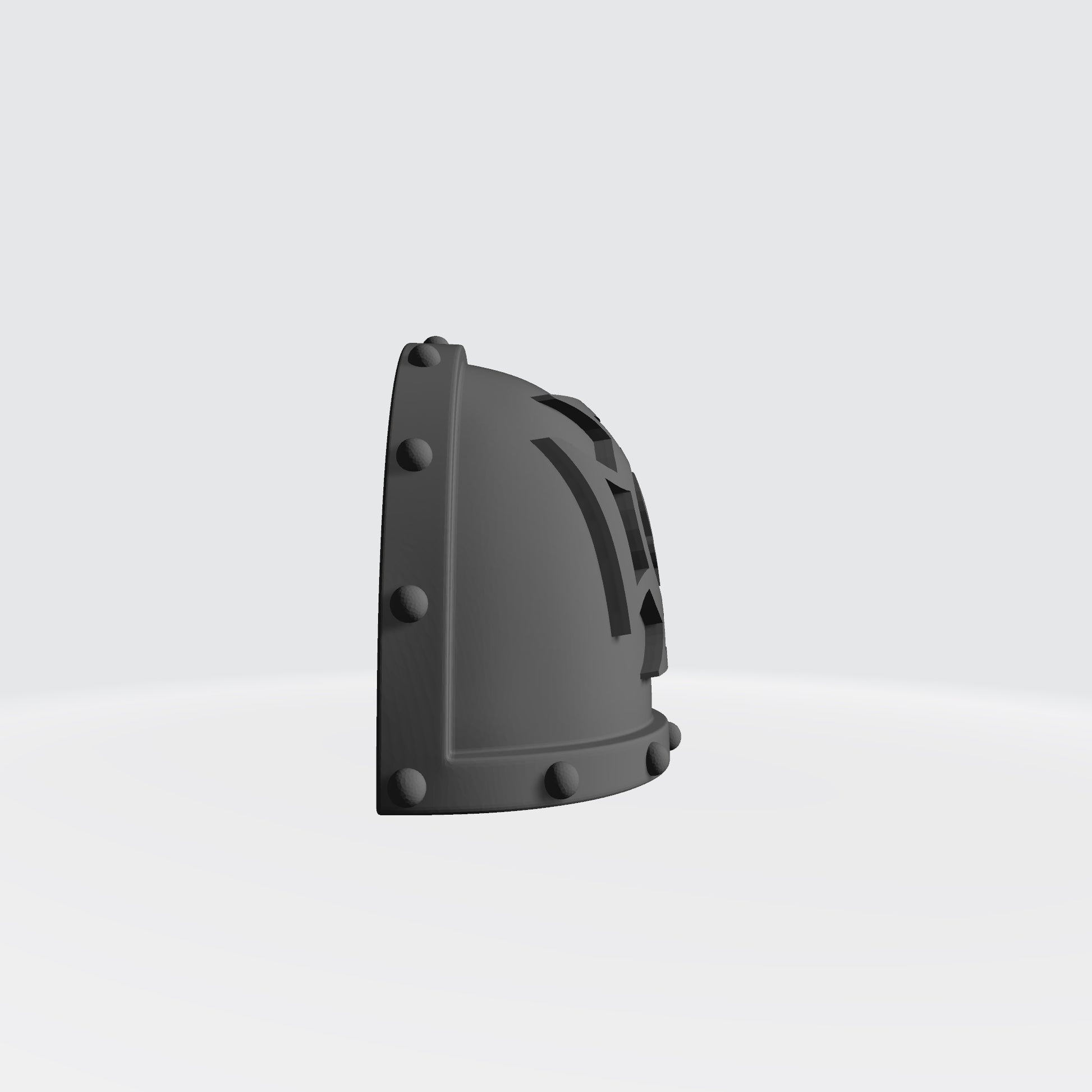 Crux Terminatus Studded MK VII Shoulder Pad for JoyToy Space Marine Action Figures