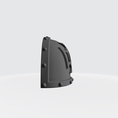 Crux Terminatus Studded MK VII Shoulder Pad for JoyToy Space Marine Action Figures