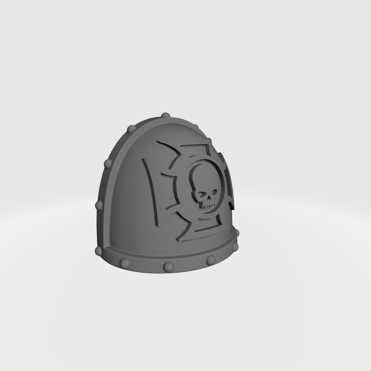 Crux Terminatus Studded MK VII Shoulder Pad for JoyToy Space Marine Action Figures