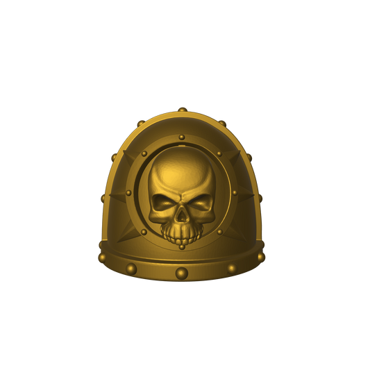 Death Guard Legion MKVII Shoulder Pad Pre 03 for JoyToy Loyal Marine Action Figures Custom 1:18th Scale Pauldron