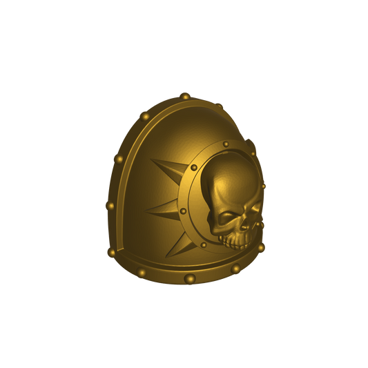 Death Guard Legion MKVII Shoulder Pad Pre 03 for JoyToy Loyal Marine Action Figures Custom 1:18th Scale Pauldron