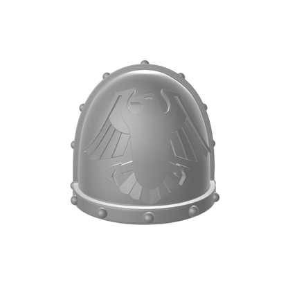 Raven Guard Legion MKVII Shoulder Pad Ver. 1 for JoyToy Space Marine Action Figures