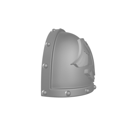 Raven Guard Legion MKVII Shoulder Pad Ver. 1 for JoyToy Space Marine Action Figures