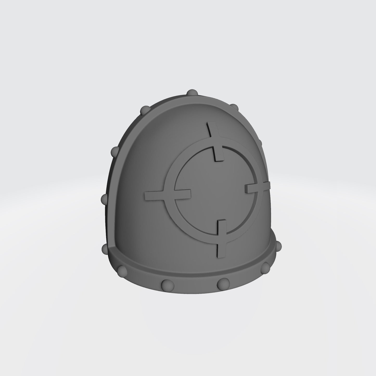 Marksman MKVII Shoulder Pad with Studs, and Crosshair for JoyToy Space Marine Action Figures