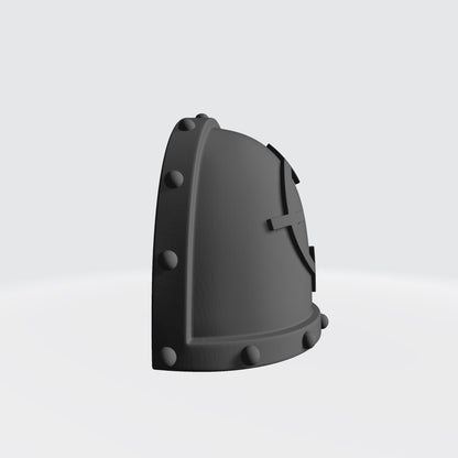 Marksman MKVII Shoulder Pad with Studs, and Crosshair for JoyToy Space Marine Action Figures