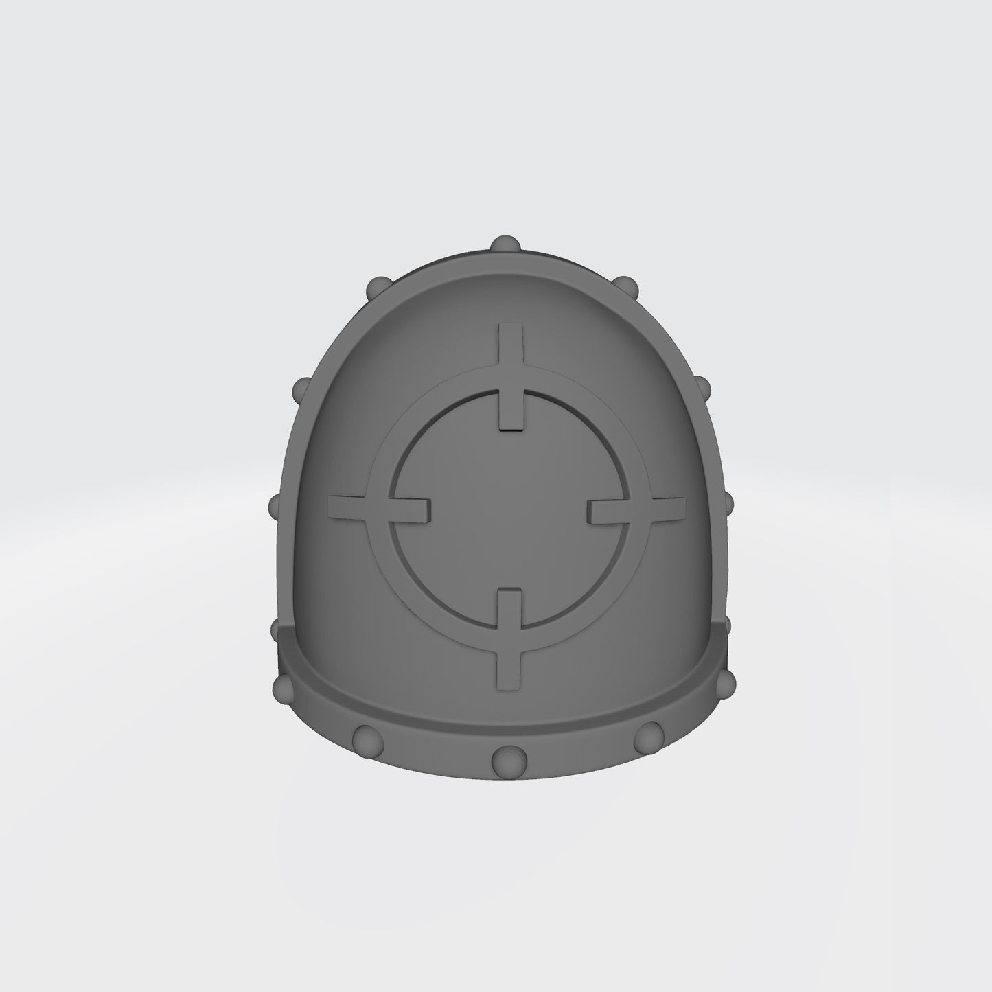 Marksman MKVII Shoulder Pad with Studs, and Crosshair for JoyToy Space Marine Action Figures
