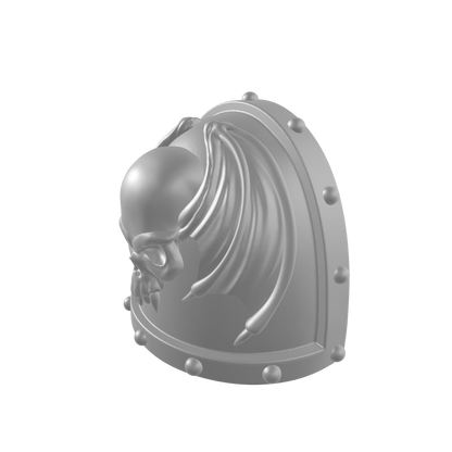 Night Terrors Legion MKVII Shoulder Pad for JoyToy Traitor Marine Action Figures