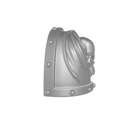 Night Terrors Legion MKVII Shoulder Pad for JoyToy Traitor Marine Action Figures