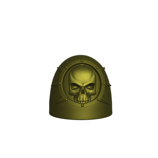 Death Guard Legion MKVI Shoulder Pad Pre 02 for JoyToy Loyal Marine Action Figures Custom 1:18th Scale Pauldron