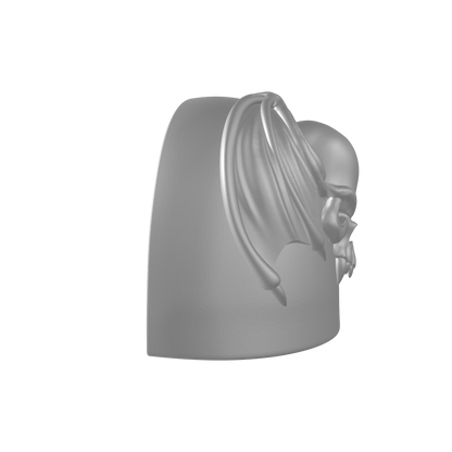 Night Lords Space Marine MKVI Shoulder Pad for JoyToy Traitor Marine Action Figures
