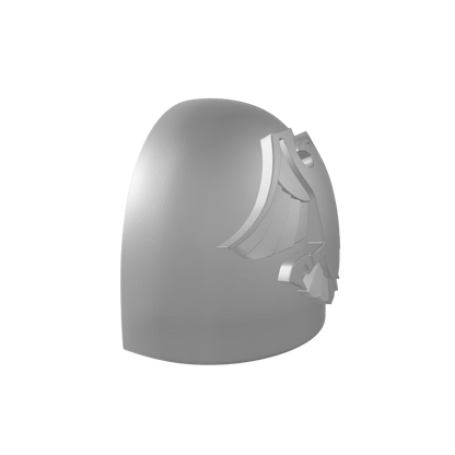 Custom Commander Shrike Raven Guard MKVI Shoulder Pad Ver. 1 for JoyToy Space Marine Action Figures