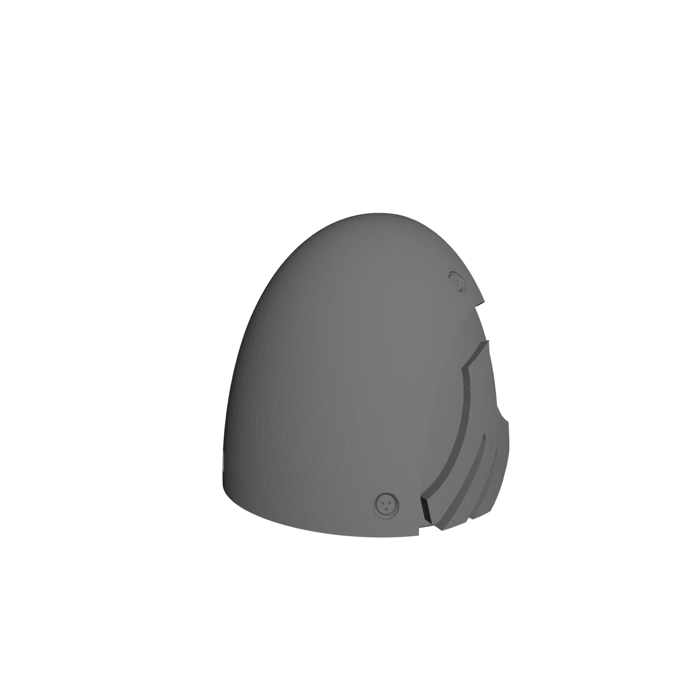 Custom Raven Guard MKVI Shoulder Pad 1b for JoyToy Space Marine Action Figures