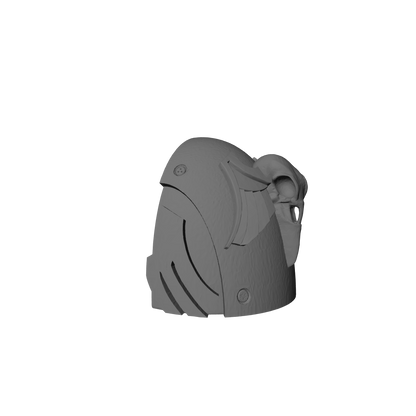 Custom Raven Guard MKVI Shoulder Pad Elite for JoyToy Space Marine Action Figures