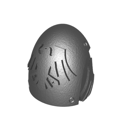 Custom Raven Guard MKVI Shoulder Pad Logo 2b for JoyToy Space Marine Action Figures