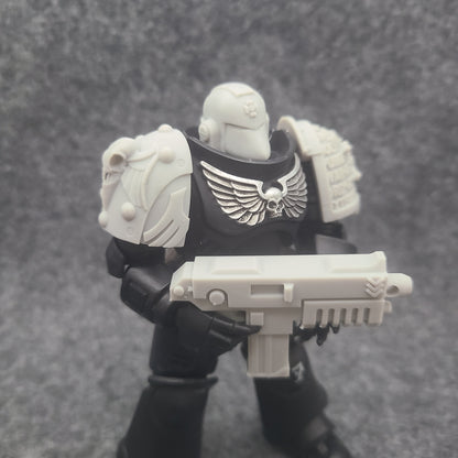 Raven Guard Legion MKVI Shoulder Pad Elite Molecular Bonding Studs 1a for JoyToy Loyalist Marine Action Figures Custom 1:18th Scale Pauldron