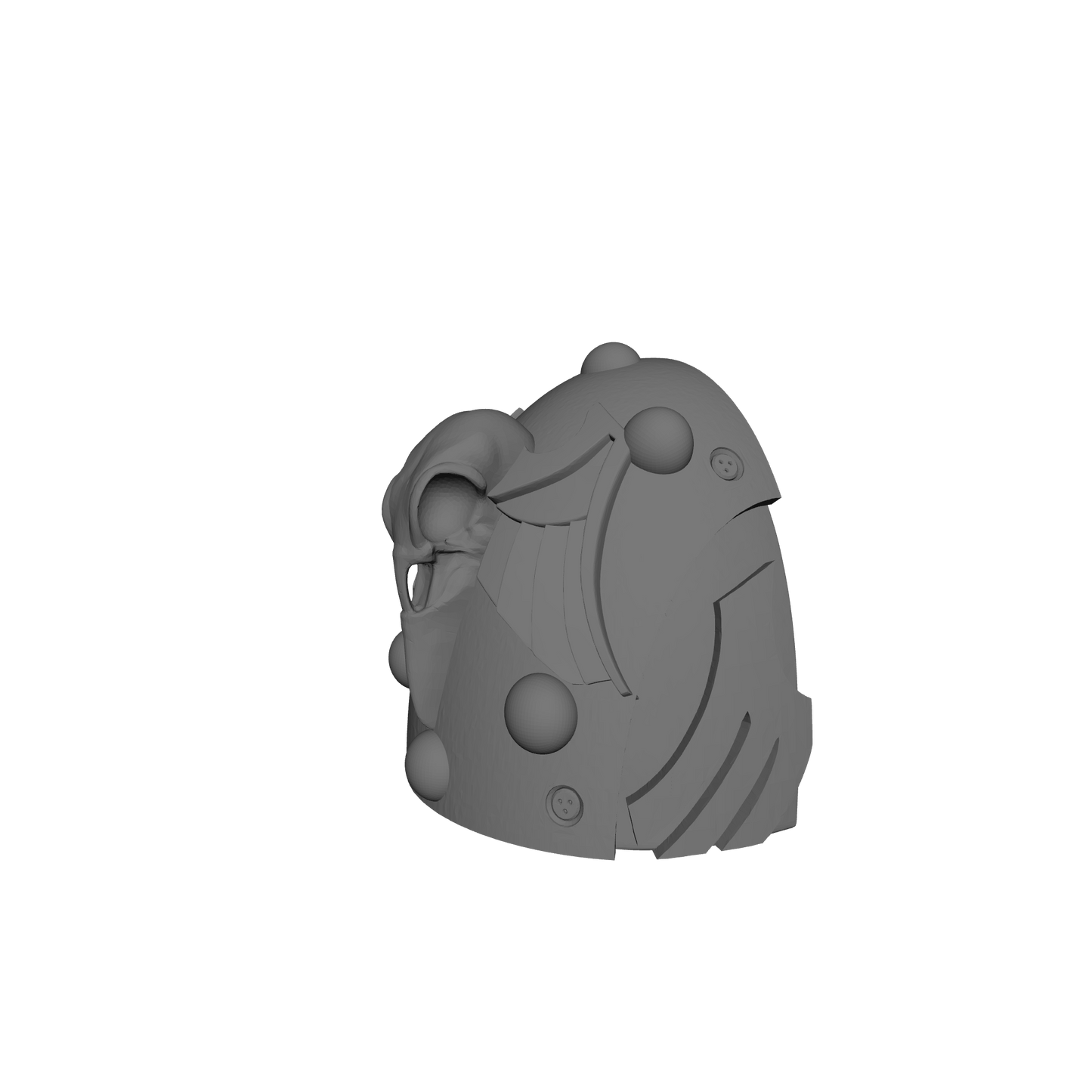 Raven Guard Legion MKVI Shoulder Pad Elite Molecular Bonding Studs 1a for JoyToy Loyalist Marine Action Figures Custom 1:18th Scale Pauldron