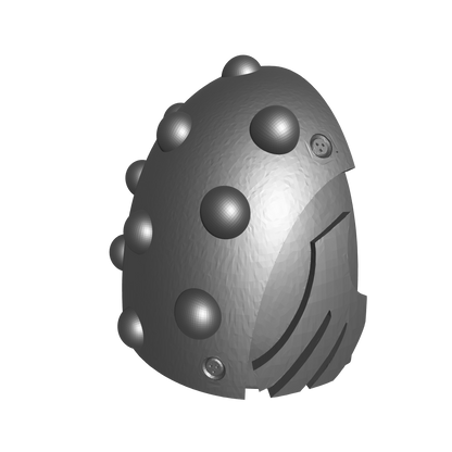 Custom Raven Guard MKVI Shoulder Pad Molecular Bonding Studs 1a for JoyToy Space Marine Action Figures