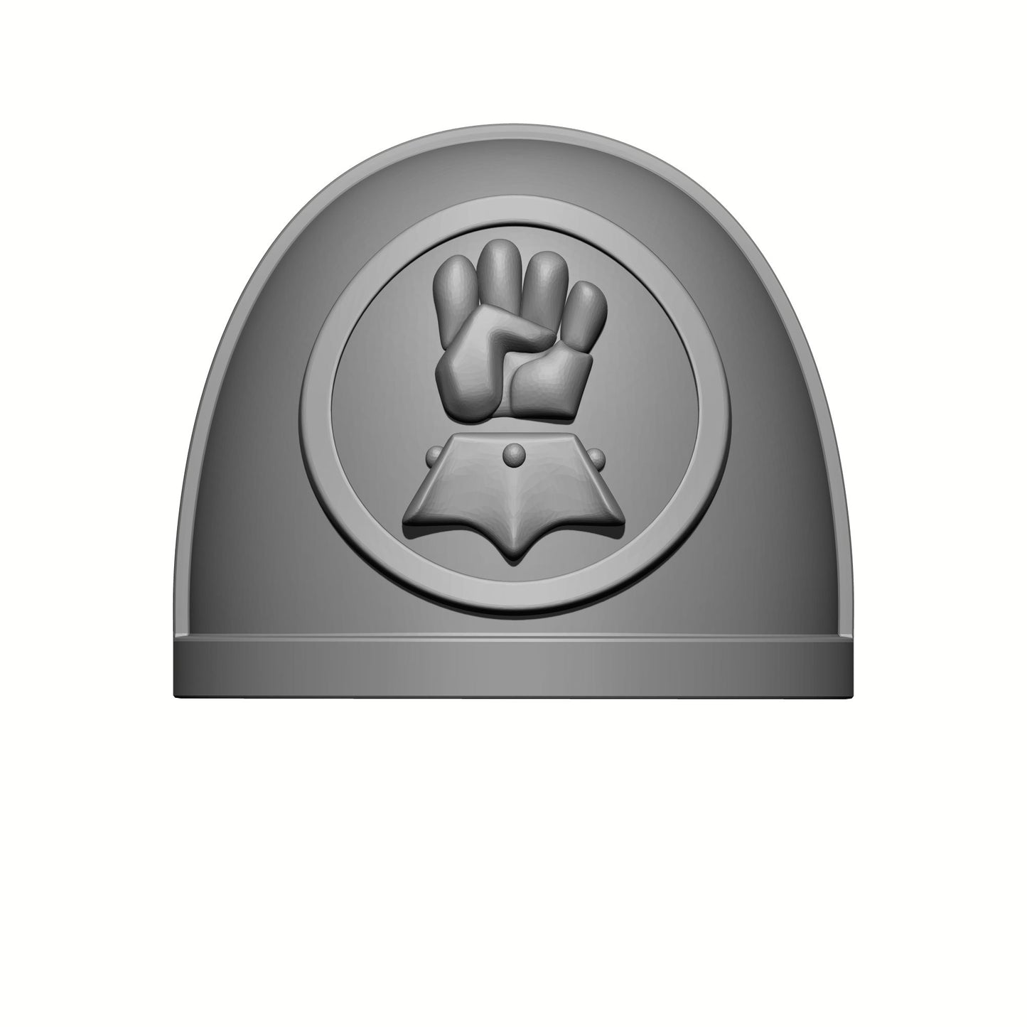 Monarch Fists Custom MK 4 Shoulder Pad compatible with JoyToy Battle Brother Marine Action Figures 1:18th Scale