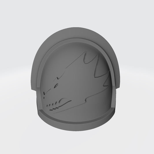 Salamanders Legion MKX Shoulder Pad for JoyToy Grimdark Marine Action Figures Custom 1:18th Scale Parts