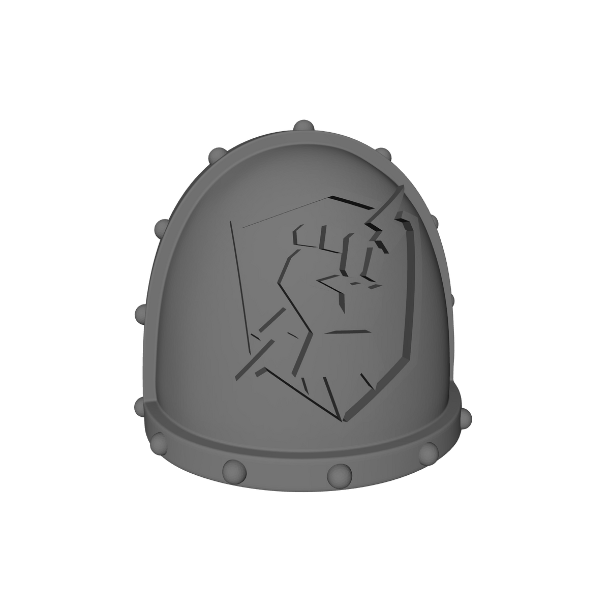 Monarch Fists Warrior Order Type 7 V.03-5 shoulder pad compatible with JoyToy 1:18 scale armored action figures custom resin pauldron