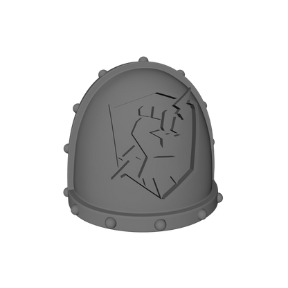 Monarch Fists Warrior Order Type 7 V.03-5 shoulder pad compatible with JoyToy 1:18 scale armored action figures custom resin pauldron
