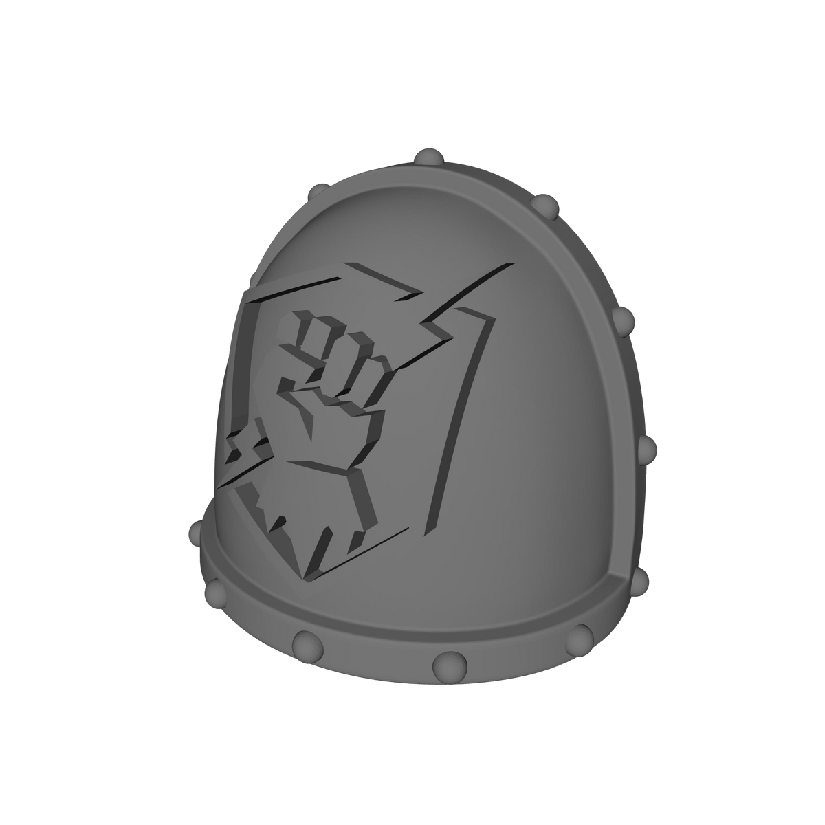 Monarch Fists Warrior Order Type 7 V.03-5 shoulder pad compatible with JoyToy 1:18 scale armored action figures custom resin pauldron