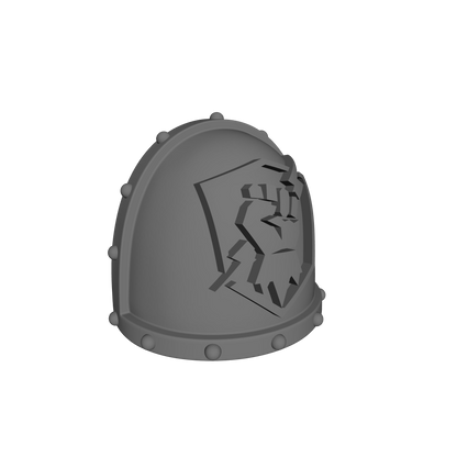 Monarch Fists Warrior Order Type 7 V.03-5 shoulder pad compatible with JoyToy 1:18 scale armored action figures custom resin pauldron