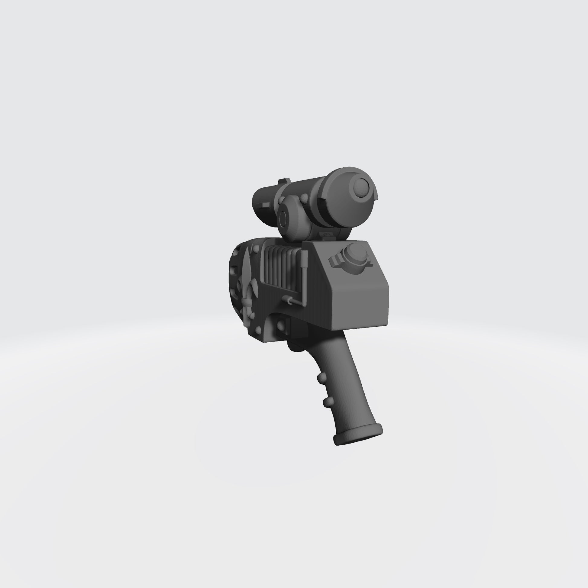 Custom Sisters of Battle Plasma Pistol with Fleur-de-lis and Scope for JoyToy Battle Soritas Action Figures