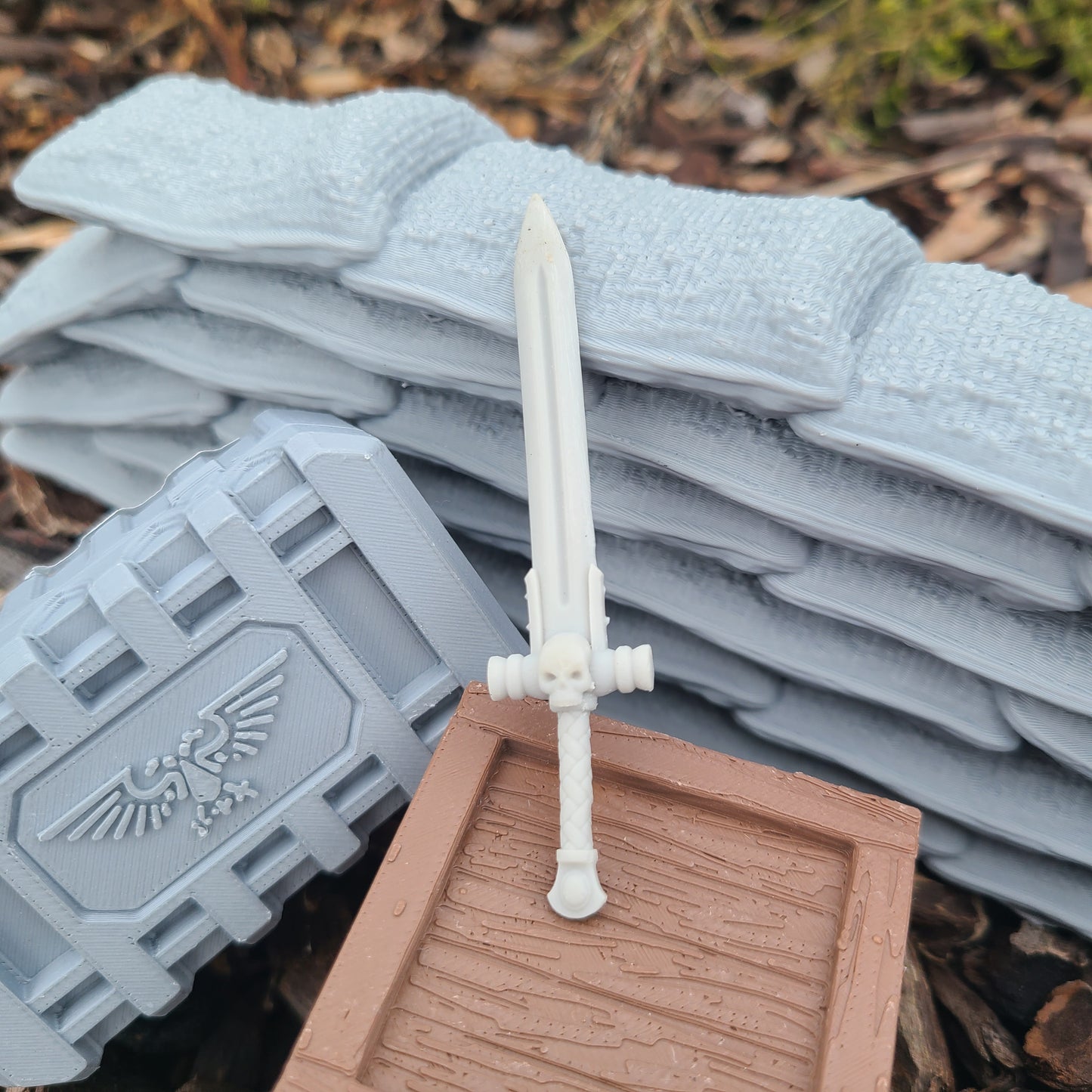 Sisters of War Power Sword Battle Blade for JoyToy Battle Sororitas Action Figures Custom 1:18th Scale Melee Weapon