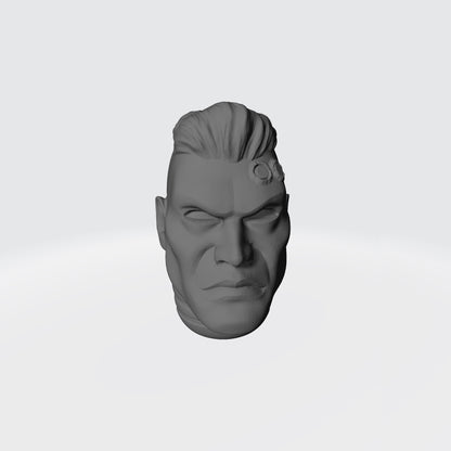 Space Marine Initiate with Service Studs Head Swaps for JoyToy Space Marine Action Figure Custom 1:18th Scale Parts