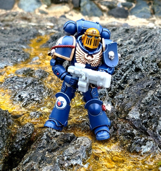 Volkite Serpenta Pistol: Ranged Weapon for JoyToy Grimdark Marine Action Figures Custom 1:18th Scale Parts