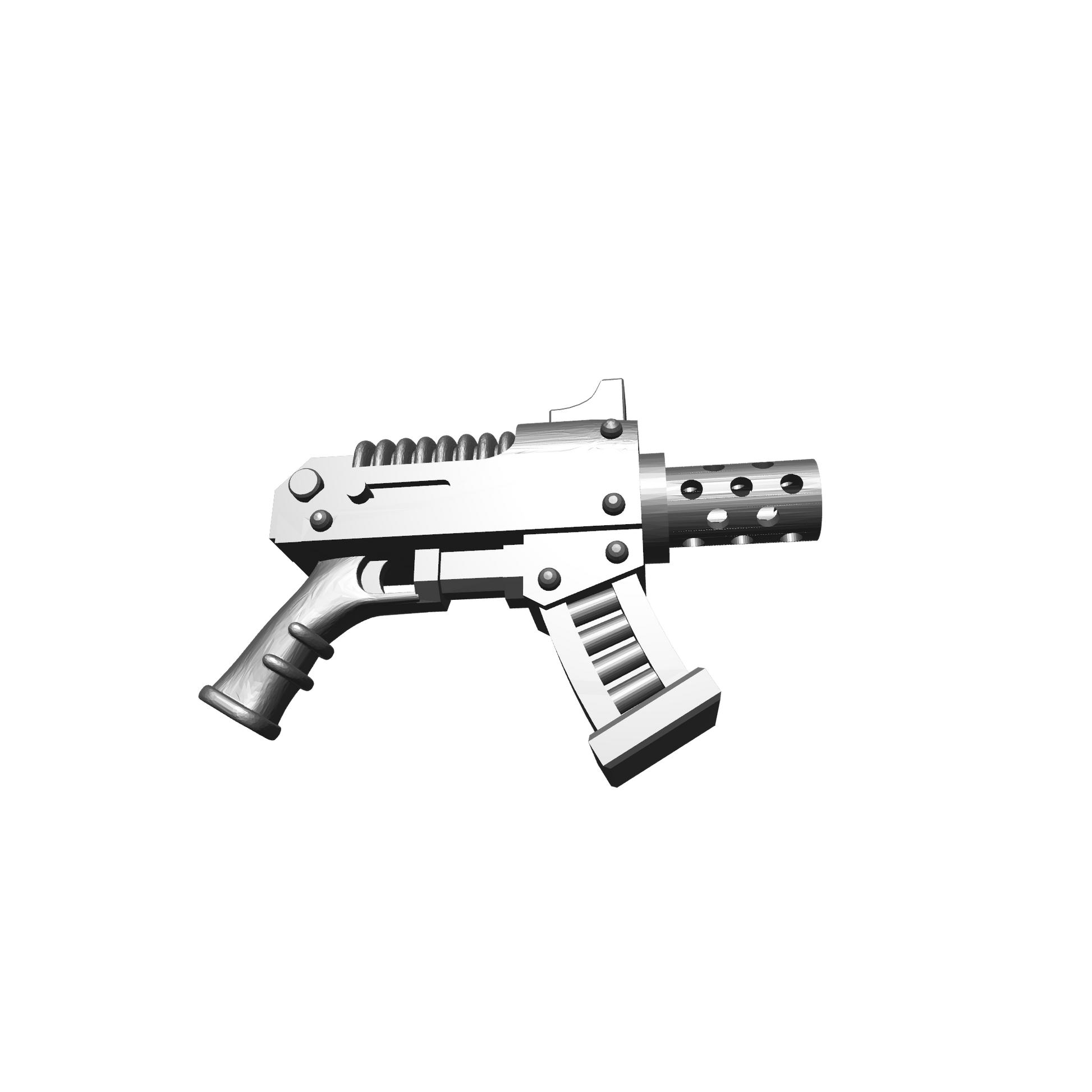 Boltgun Crusader Pattern Ver. 2 for JoyToy Loyalist Marine Action Figures Custom 1:18th Scale Parts