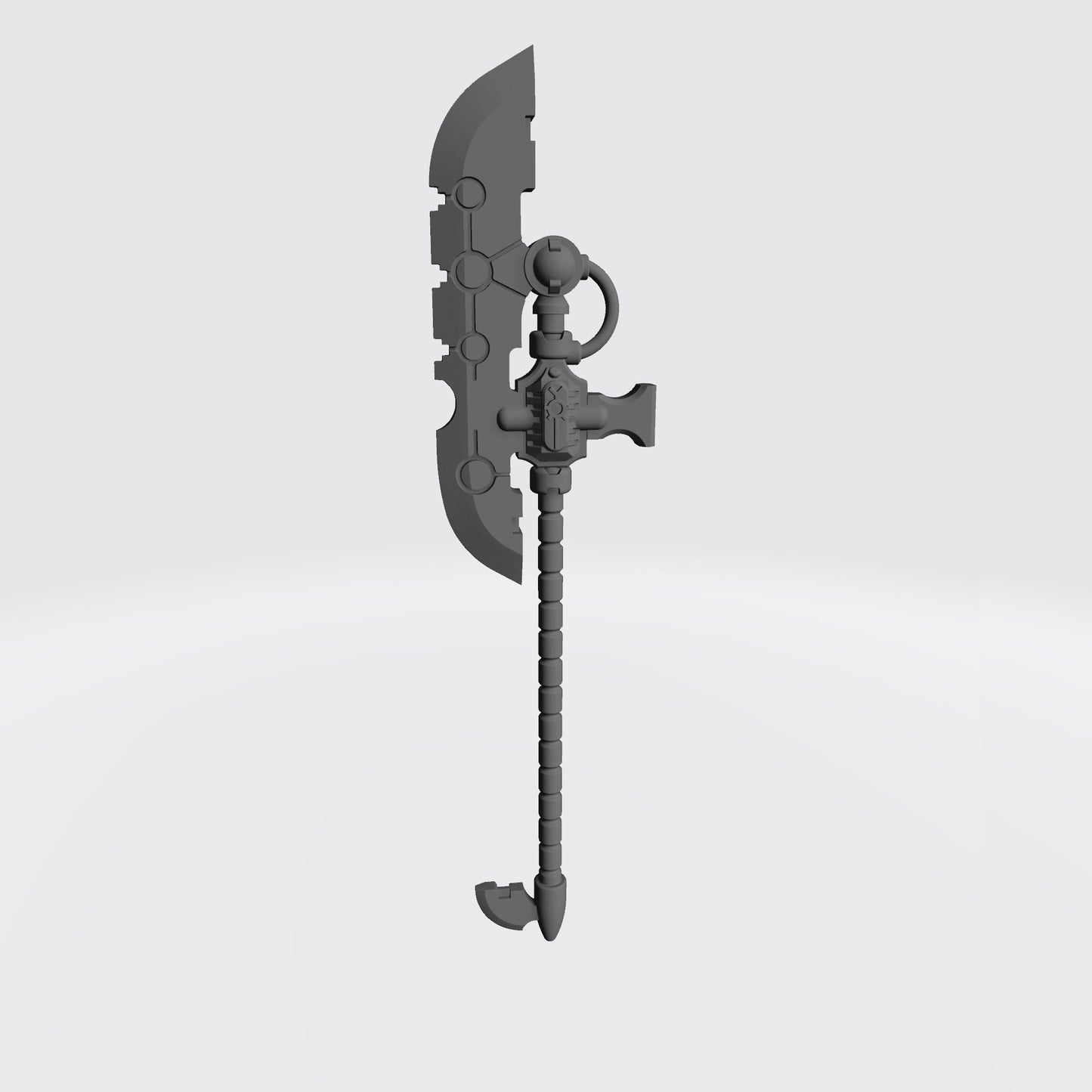 Necron Weapon Hyperphase Glaive V1: Compatible with JoyToy Necron Action Figure Custom 1:18th Scale Close Combat Weapon 