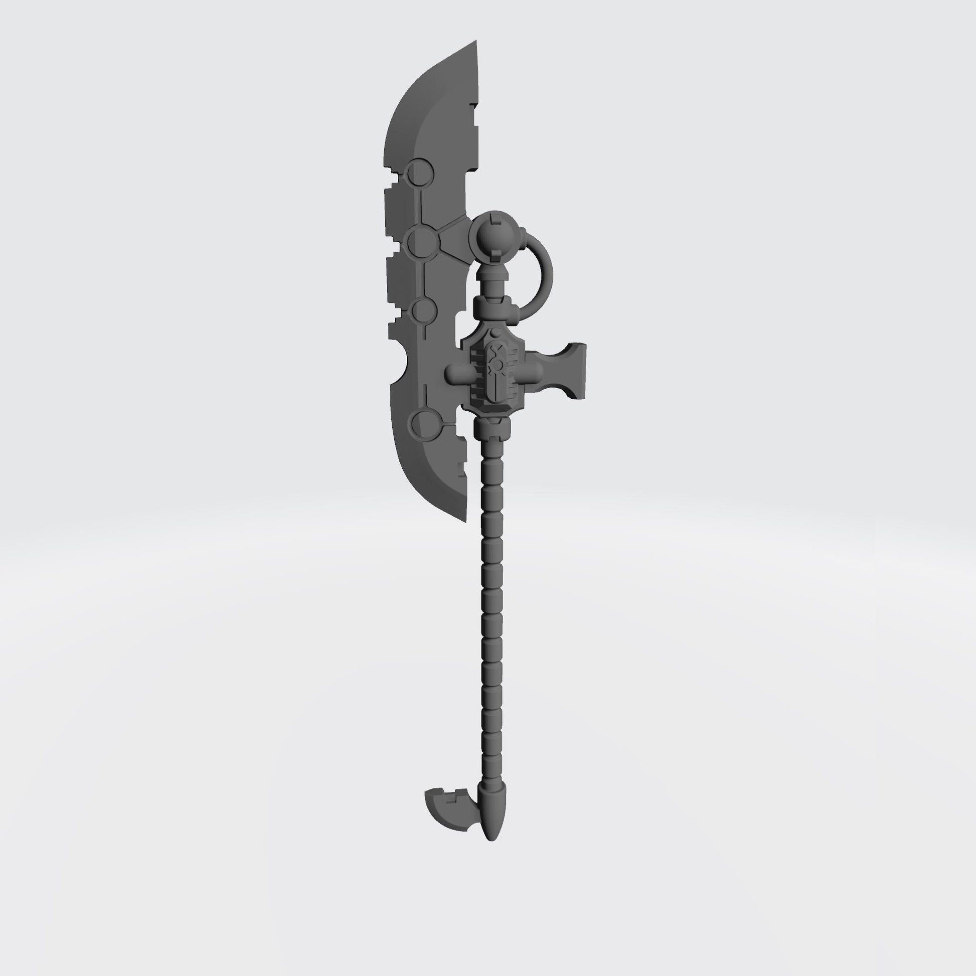 Necron Weapon Hyperphase Glaive V1: Compatible with JoyToy Necron Action Figure Custom 1:18th Scale Close Combat Weapon 