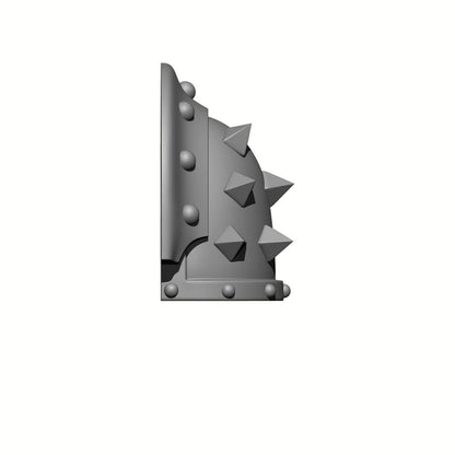 Pyramid Spike Shoulder Pad: Warhammer 40K JoyToy Compatible Space Marine 1:18 Action Figure 4" Custom Part