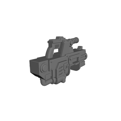Heavy Bolter 30K with Drum Kit for JoyToy Loyalist Marine Action Figures Custom 1:18th Scale Parts