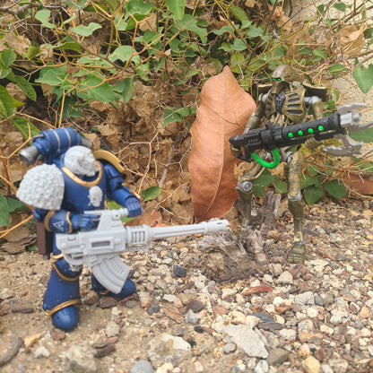 Heavy Autocannon 30K for JoyToy Loyalist Marine Action Figures Custom 1:18th Scale Parts