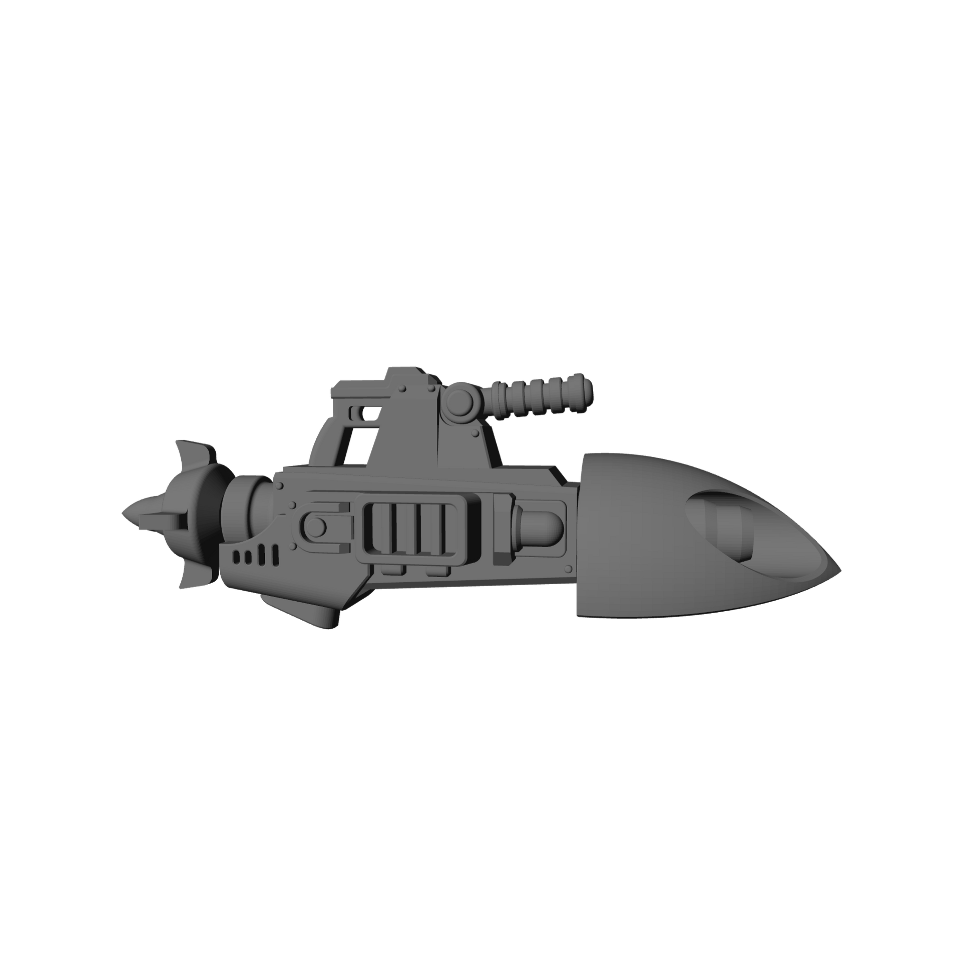 Space Marine Heavy Missile Launcher 30K V2 for JoyToy Loyalist Marine Action Figures Custom 1:18th Scale Parts