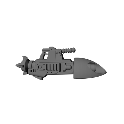 Space Marine Heavy Missile Launcher 30K V2 for JoyToy Loyalist Marine Action Figures Custom 1:18th Scale Parts
