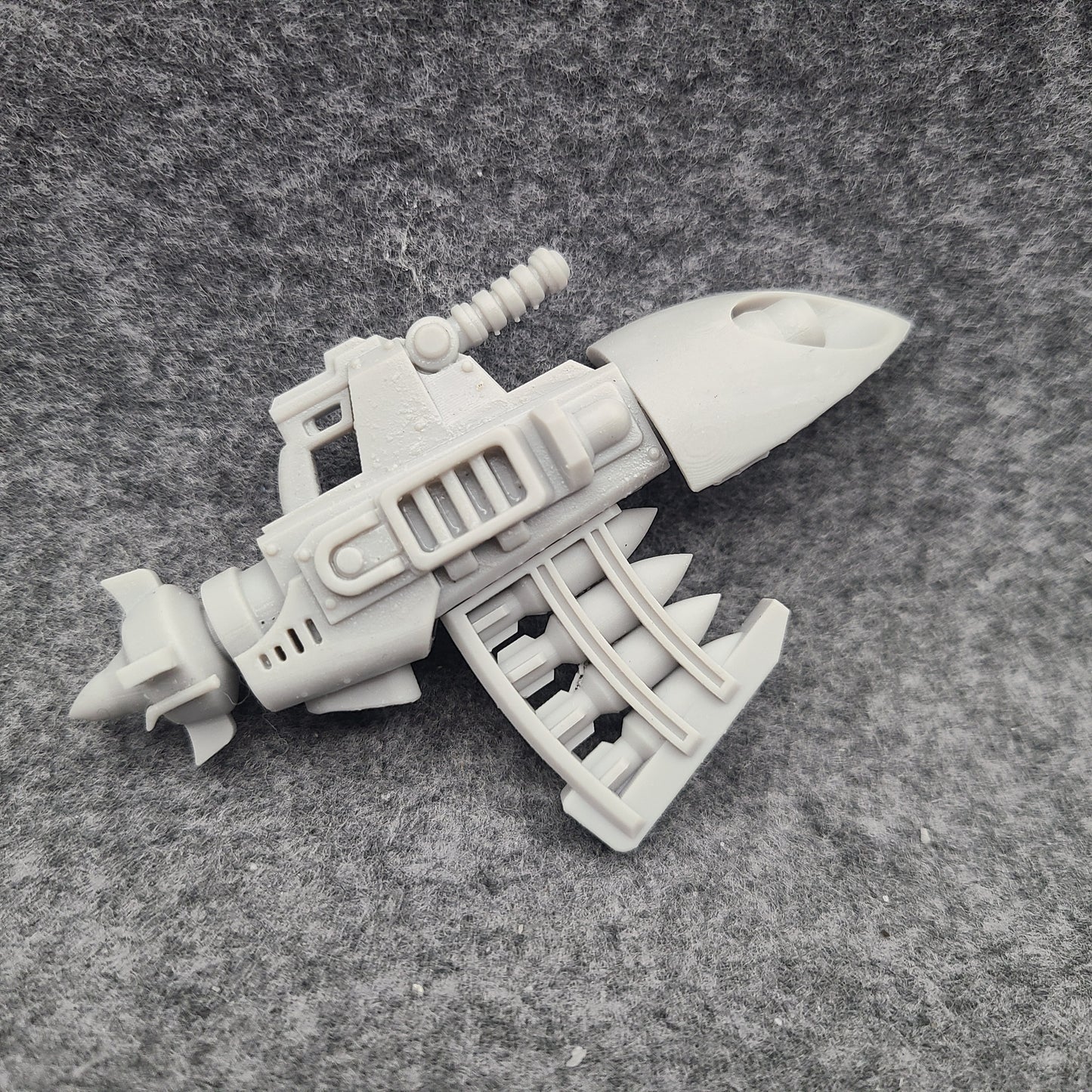 Space Marine Heavy Missile Launcher 30K V2 for JoyToy Loyalist Marine Action Figures Custom 1:18th Scale Parts