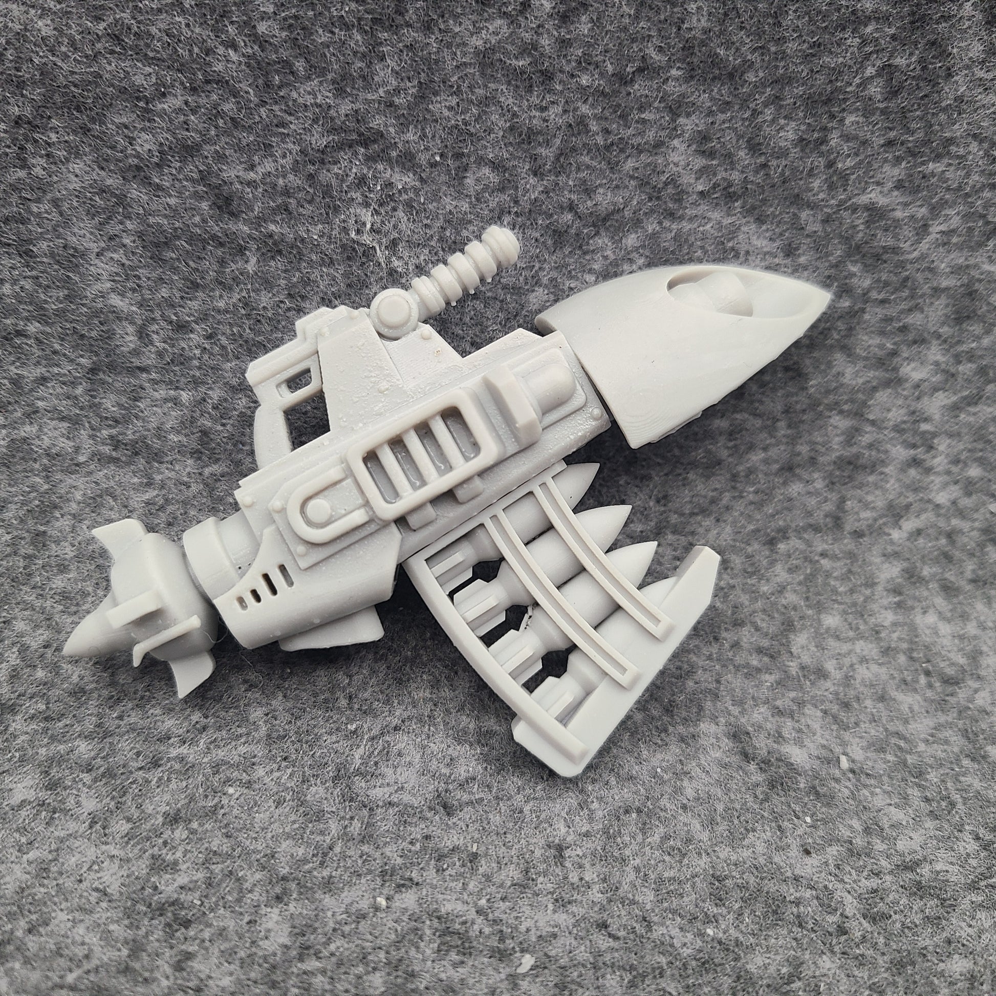 Space Marine Heavy Missile Launcher 30K V2 for JoyToy Loyalist Marine Action Figures Custom 1:18th Scale Parts