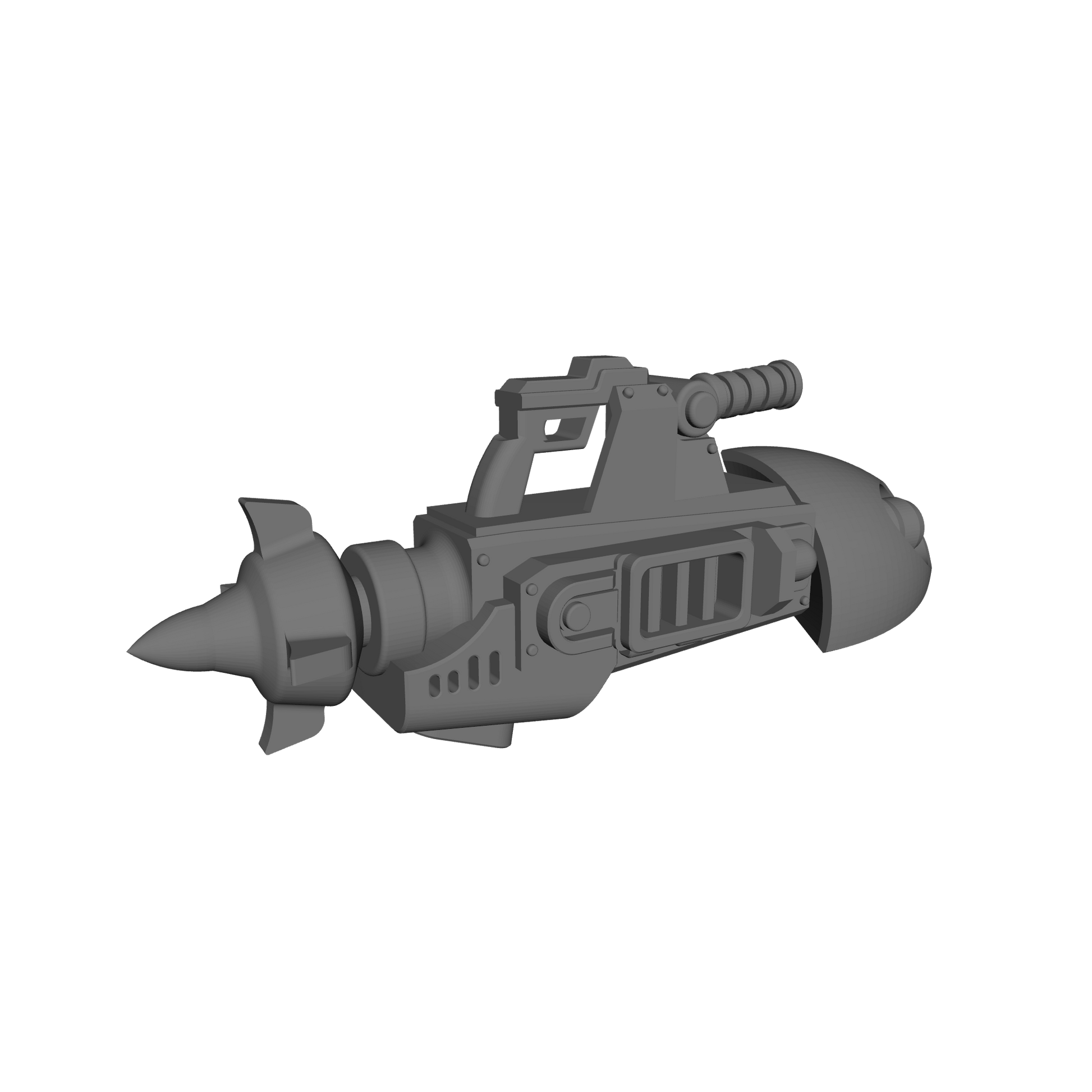 Space Marine Heavy Missile Launcher 30K V2 for JoyToy Loyalist Marine Action Figures Custom 1:18th Scale Parts