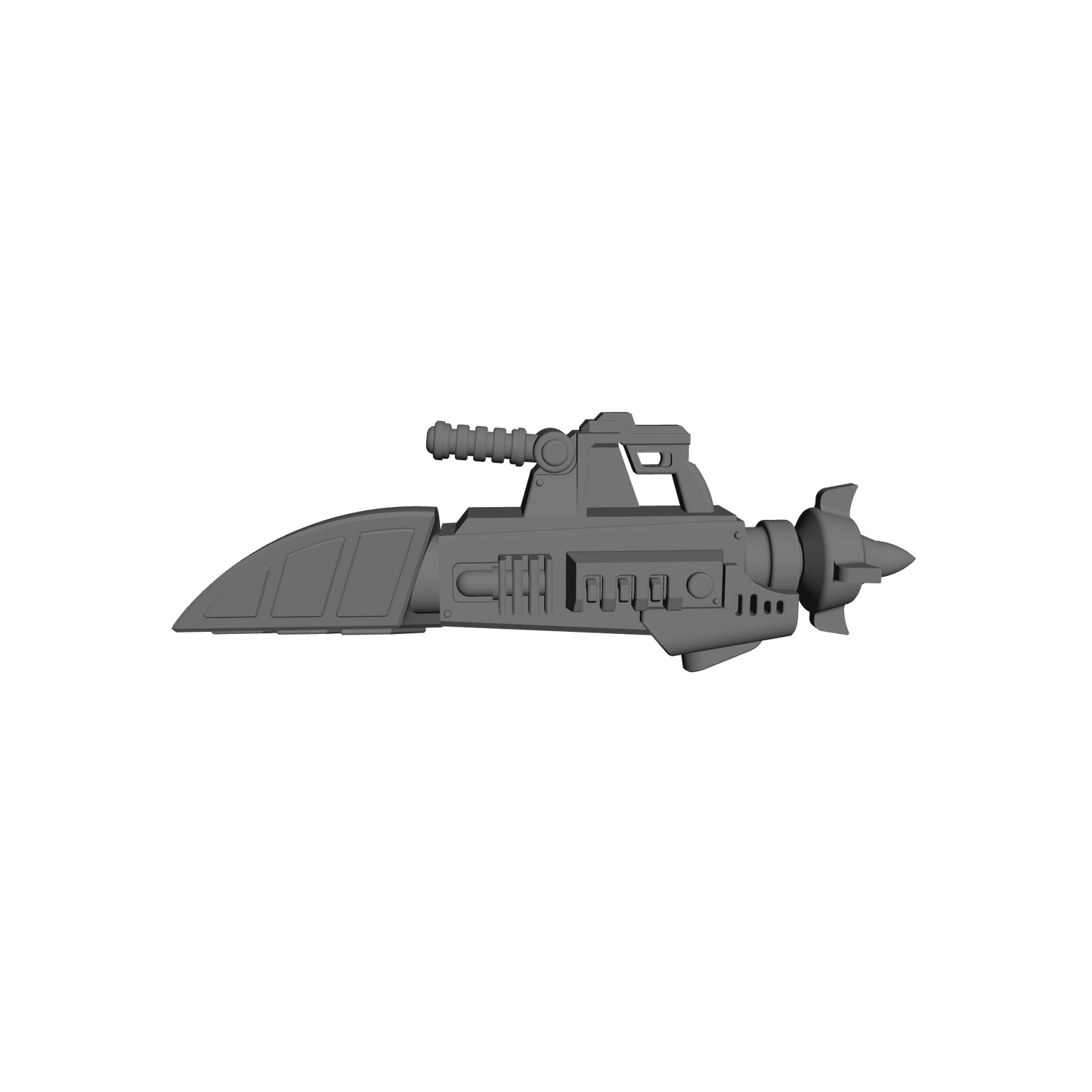 Space Marine Heavy Missile Launcher 30K V2 for JoyToy Loyalist Marine Action Figures Custom 1:18th Scale Parts