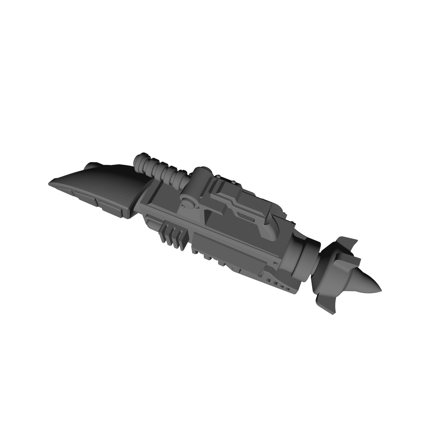 Space Marine Heavy Missile Launcher 30K V2 for JoyToy Loyalist Marine Action Figures Custom 1:18th Scale Parts