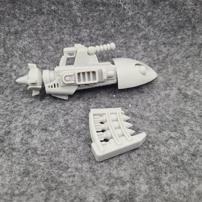 Space Marine Heavy Missile Launcher 30K V2 for JoyToy Loyalist Marine Action Figures Custom 1:18th Scale Parts